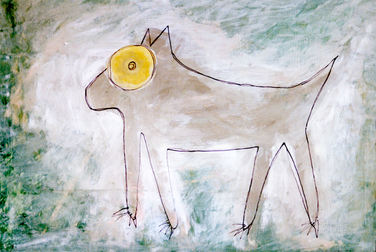 Illustration Hund Katze Maus