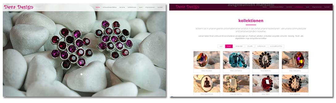 Deva Design Website